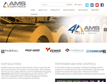 Tablet Screenshot of amscontrols.com